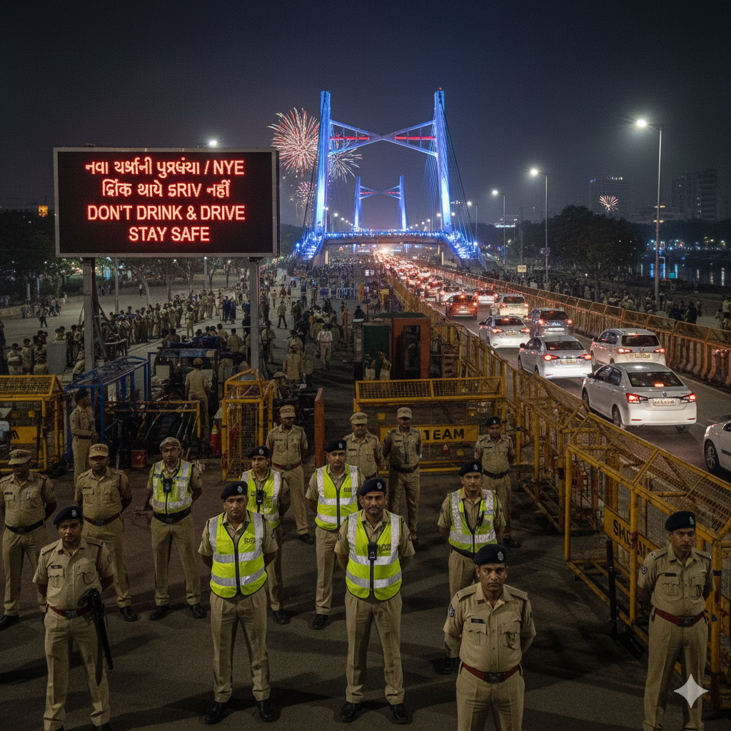 Massive NYE Security & Traffic Blitz gemini generated image evcoqievcoqievco