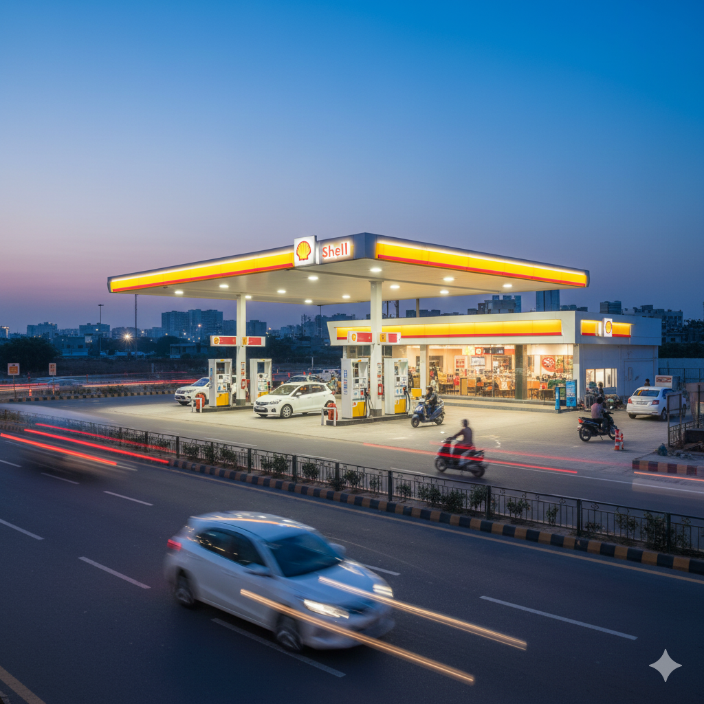 Shell Petrol Pump (Thaltej/Hebatpur)